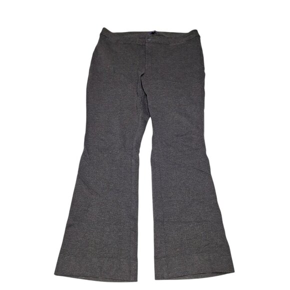 NYDJ Pull On Pant Lift Tuck Technology Gray Soft Flare Womens 14 Business Casual - Picture 1 of 6